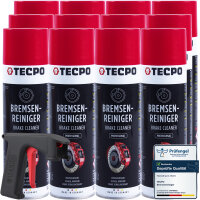 12x TECPO Bremsenreiniger Universal Reiniger, 500 ml +...