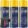 3x MANNOL Vergaser Reiniger Drosselkappenreiniger, 400ml + Sprühpistole