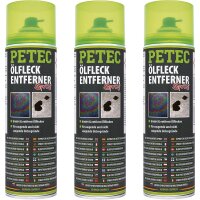 3x PETEC Ölfleckenentferner-Spray, 500 ml
