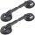 2x Scheibenkleber 290 ml MS-Polymer + Gummi-Doppelsauger Ø 118mm + Schneidedraht 1.8 m