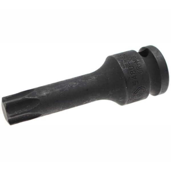 BGS Kraft-Bit-Einsatz | Antrieb Innenvierkant 12,5mm (1/2") | T-Profil (für Torx) T60