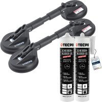2x TECPO Scheibenkleber 290 ml MS-Polymer +...