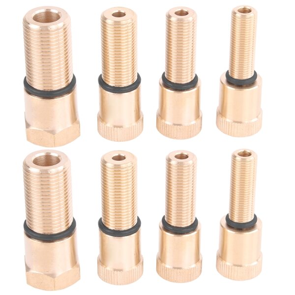TECPO Adaptersatz für Kompressionstester  M10,  M12, M14, M18, 8-teilig