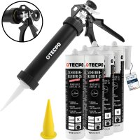 6x TECPO Scheibenkleber 290 ml MS-Polymer +...