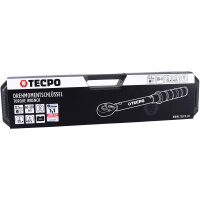TECPO Drehmomentschlüssel (1/2") 60 - 330 Nm + Kraft-Schoneinsatz-Satz SW 17mm 19mm