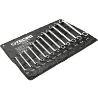 2x TECPO Doppel-Ringschlüssel-Satz SW 6-32mm, 12-tlg.