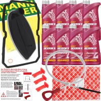 MANN-FILTER Teilesatz, Automatikgetriebe + Peilstab +...