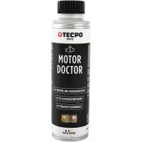 TECPO Motorspülung Motorreiniger 300 ml + Motor Doctor Anti-Verschleißschutz 300 ml