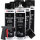 6x TECPO Unterbodenschutz Bitumen schwarz, 500 ml + Pistolengriff