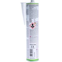 3x PETEC K&D Karosserie Klebe- und Dichtmasse weiß, 310 ml