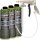 PETEC Steinschlag- & Unterbodenschutz schwarz, 3L + TECPO Druckluft-Unterbodenschutz-Pistole