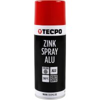 6x TECPO Zink Spray ALU Hell 400 ml bis 300°C...