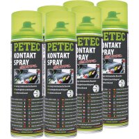6x PETEC Kontaktspray, 500 ml