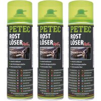 3x PETEC Rostlöser, 500 ml