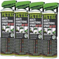 4x PETEC Multifunktionsspray, 500 ml