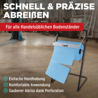 2x TECPO Putzrolle blau 3-lagig 36x36 cm MAX-500