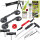 PETEC Scheibenkleber-Set + Ausbau-Werkzeug + Alu-Kartuschenpresse + 2x Gummi-Doppelsauger
