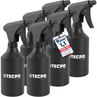 6x TECPO HDPE Handsprüher für Bremsenreiniger 500 ml