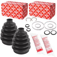 2x FEBI BILSTEIN 29609 Faltenbalgsatz, Antriebswelle