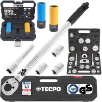 TECPO Drehmomentschlüssel 1/2 Zoll, 40-210 Nm +...
