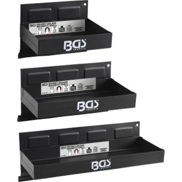 BGS Magnet-Ablagen-Set 3-tlg., 150-210-310 mm