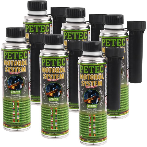 6x PETEC Motorölspülung, 300 ml