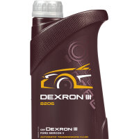 7x MANNOL ATF Öl Dexron III Automatik Getriebeöl Servoöl, 1L