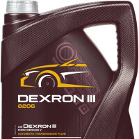 MANNOL ATF Öl Dexron III Automatik Getriebeöl Servoöl, 5 Liter