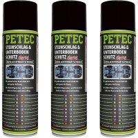 3x PETEC Steinschlag- & Unterbodenschutz, Spray,...