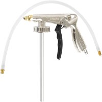 PETEC Steinschlag- & Unterbodenschutz schwarz, 1L + TECPO Druckluft-Unterbodenschutz-Pistole
