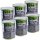 6x PETEC Unterbodenschutz Bitumen schwarz, 1 L