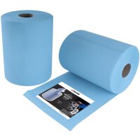 TECPO Bodenständer + Müllsackhalterung + 2 Putztuchrollen 3-lagig, 36 cm