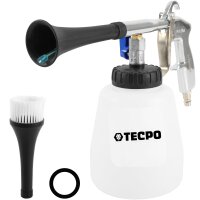 TECPO Druckluft Reinigungspistole + Ausblasbistole 3-teilig