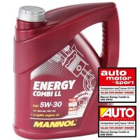 SCT GERMANY Ölfilter + MANNOL Energy Combi LL 5W-30, 5 Liter