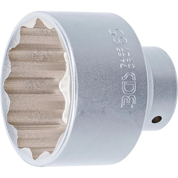 BGS Steckschlüssel-Einsatz Zwölfkant | Antrieb Innenvierkant 20 mm (3/4") | SW 65 mm