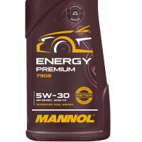 MANNOL ENERGY PREMIUM 5W-30, 7x1 Liter