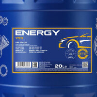 5x MANNOL 5W-30 ENERGY 20L