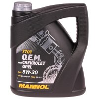 BOSCH Ölfilter  + Mannol OEM 5W-30,  4 Liter