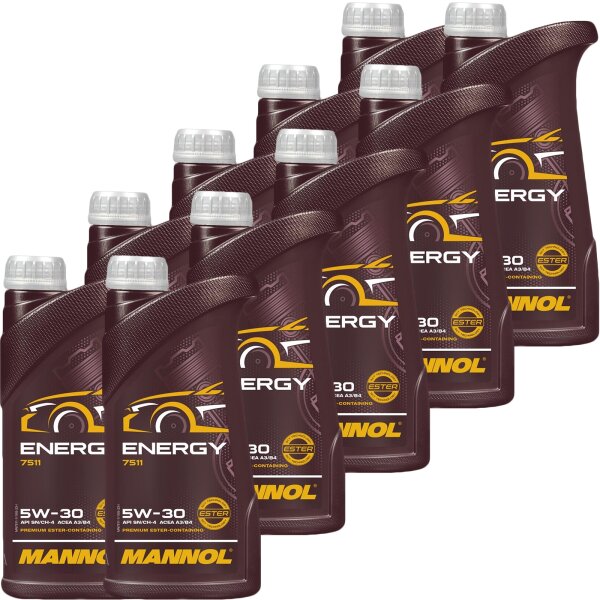 10x MANNOL 5W-30 ENERGY, 1L
