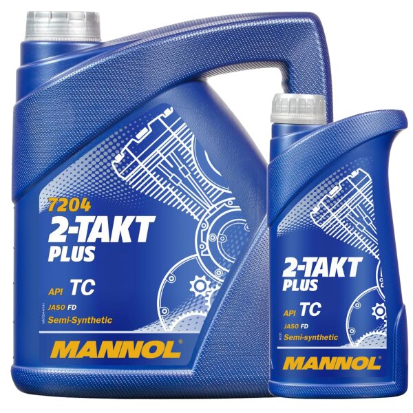 MANNOL 2-Takt Plus API TC 4+1 Liter