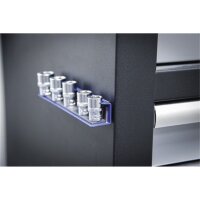 BGS Halteschiene für Steckschlüssel-Einsätze | magnetisch | für Antrieb 6,3 mm (1/4")