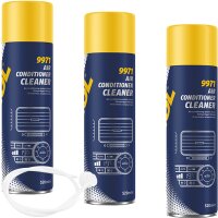 3x MANNOL Klimaanlagenreiniger, 520 ml