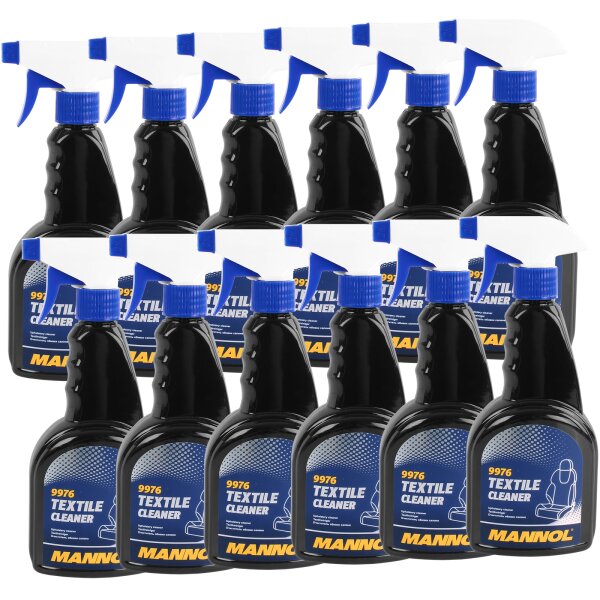 12x MANNOL Textile Cleaner, 500 mL