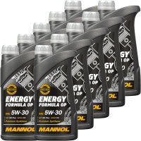 10x MANNOL 7701  5W-30 Motoröl API SN/SM/CF, 1L