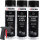 3x TECPO Unterbodenschutz Bitumen schwarz, 500 ml + Pistolengriff