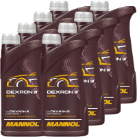 8x MANNOL ATF Öl Dexron III Automatik...