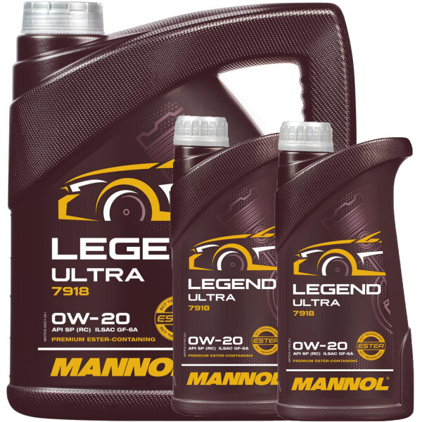 MANNOL LEGEND ULTRA 0W-20, 6L