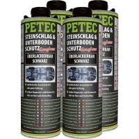 4x PETEC Steinschlag- & Unterbodenschutz schwarz, 1L