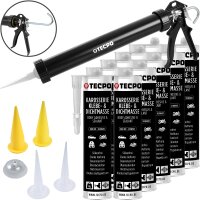 10x TECPO KKD 801 Karosserie Klebe- und Dichtmasse, 370g...