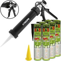 PETEC K&D Karosserie Klebe- und Dichtmasse 310 ml...